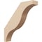 Ekena Millwork 3-inch W x 16-inch D x 16-inch H Funston Rough Cedar Woodgrain TimberThane Knee Brace, Primed BRCUR03X16X16FSTRCPR - alternate 1